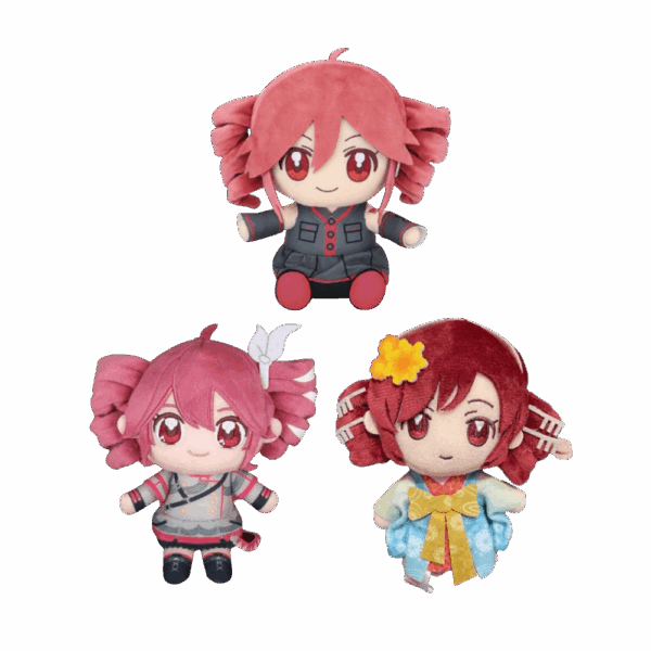Kasane Teto Plush 3PCS 1
