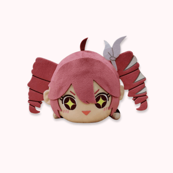 Lying Kasane Teto Plush with Hairpin 1 1