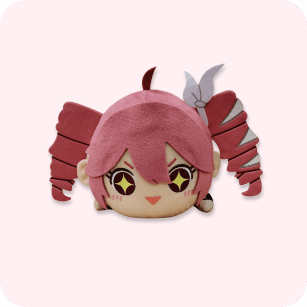 Lying Kasane Teto Plush with Hairpin 3