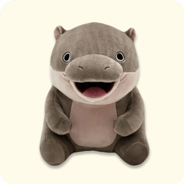 Sitting Moo Deng Plush 2