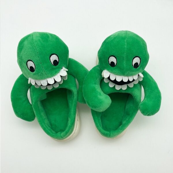Garten Of BanBan Plush Slippers Banban Garden Slippers Winter Warm Plush Parent Child Floor Slides Indoor 1