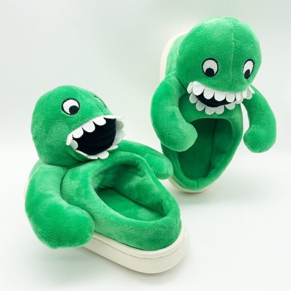 Garten Of BanBan Plush Slippers Banban Garden Slippers Winter Warm Plush Parent Child Floor Slides Indoor 4