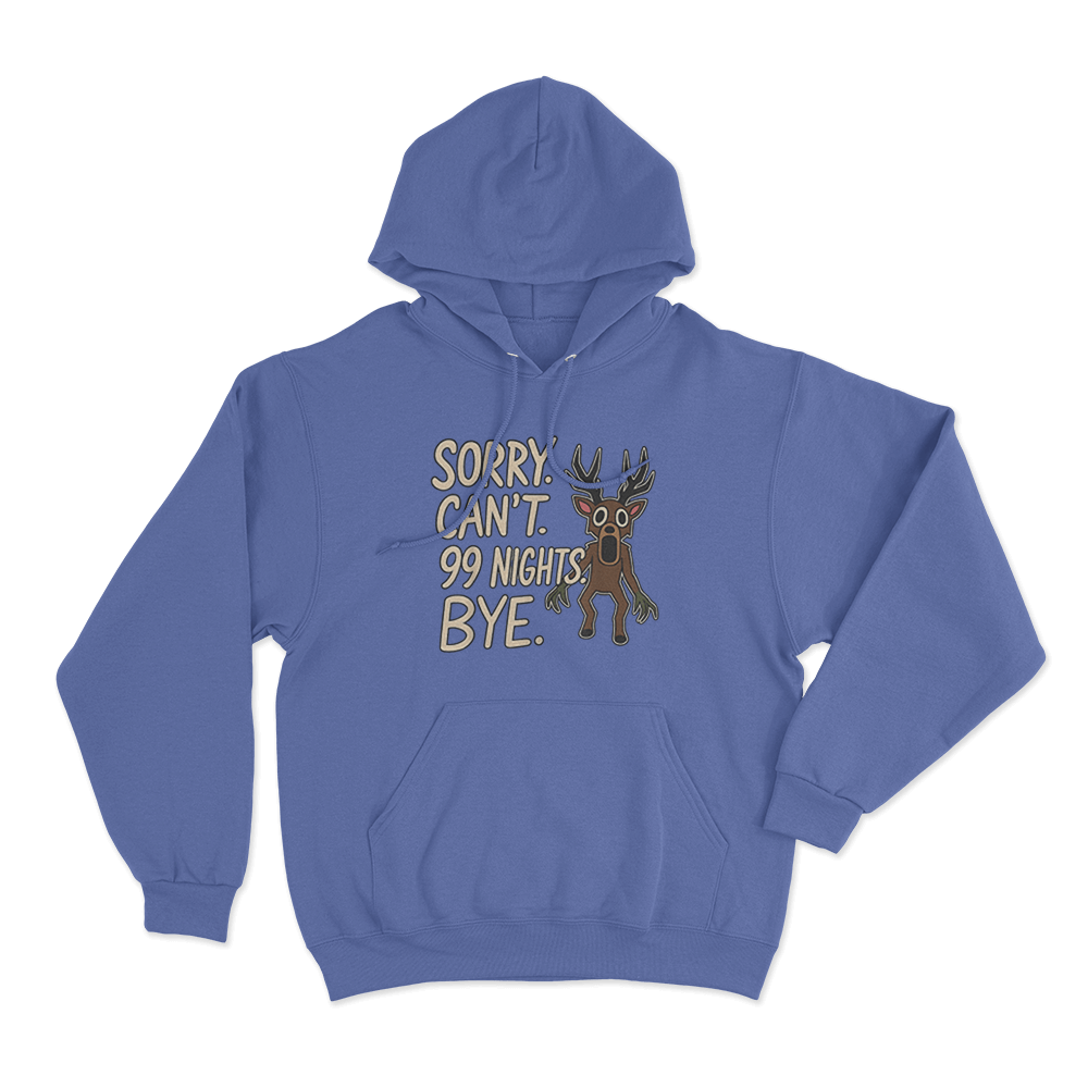 99 Nights Deer Hoodie Blue 99 Nights Deer Hoodie Blue 1