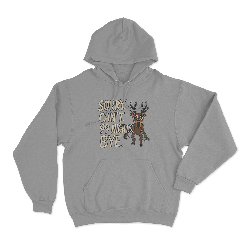 99 Nights Deer Hoodie Grey 99 Nights Deer Hoodie Grey 1