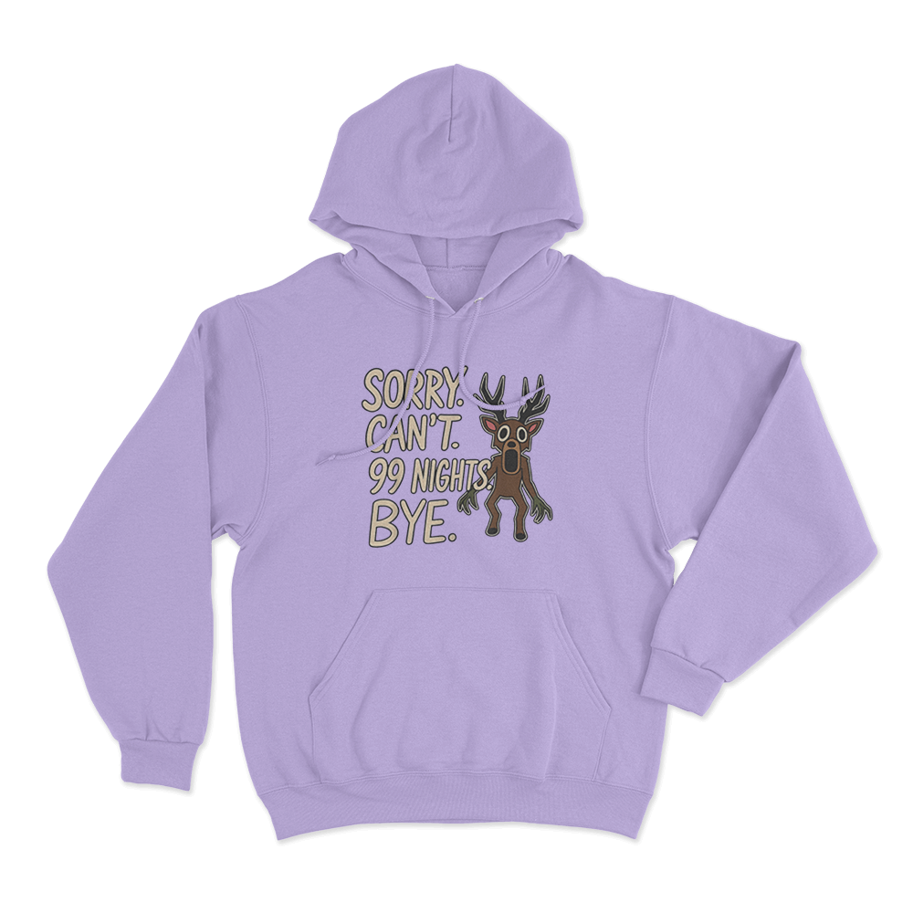 99 Nights Deer Hoodie Purple 99 Nights Deer Hoodie Purple