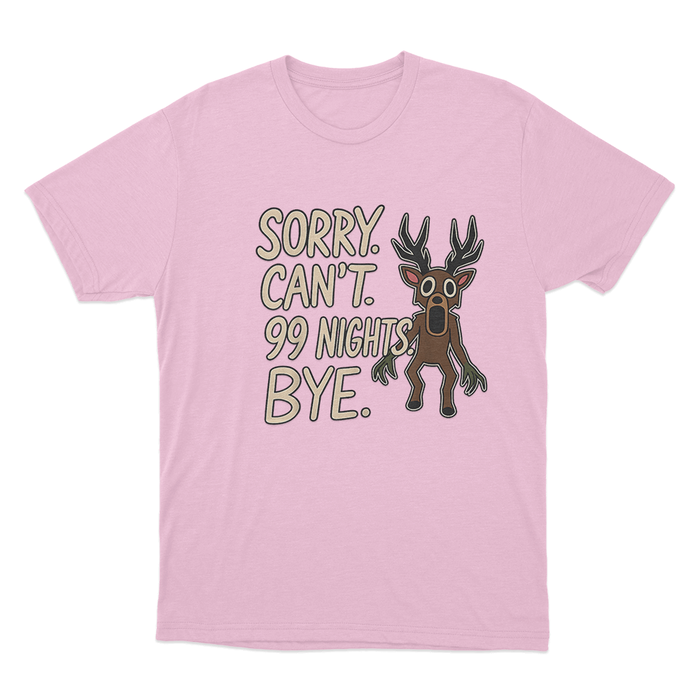 99 Nights Deer T Shirt Pink 99 Nights Deer T Shirt Pink 1