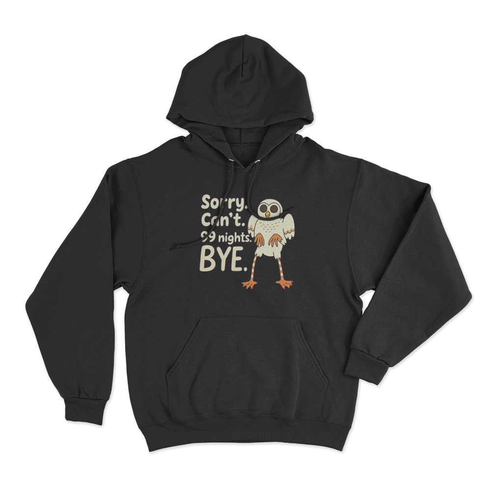 99 Nights Owl Hoodie Black 99 Nights Owl Hoodie Black